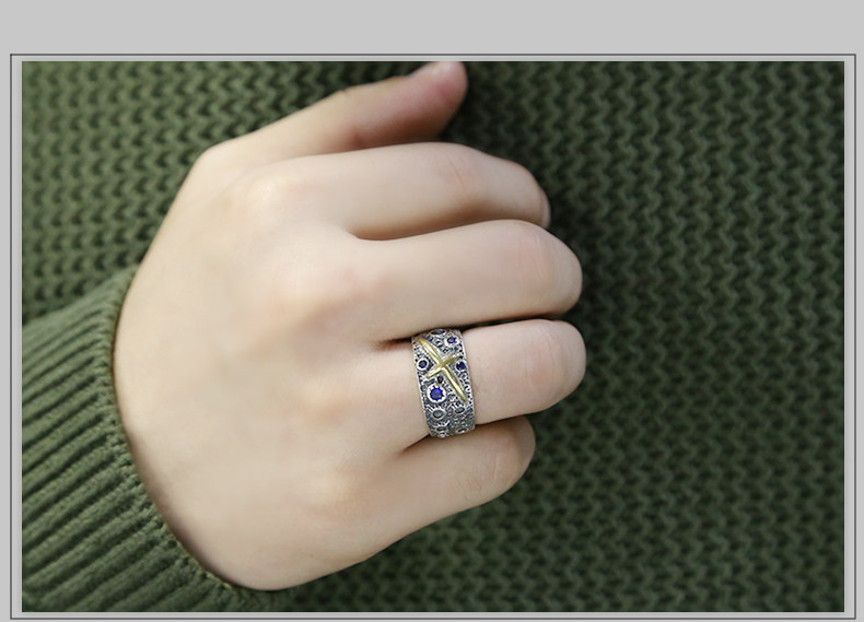 Bague homme en Argenterie - Ref 3087896 Image 12