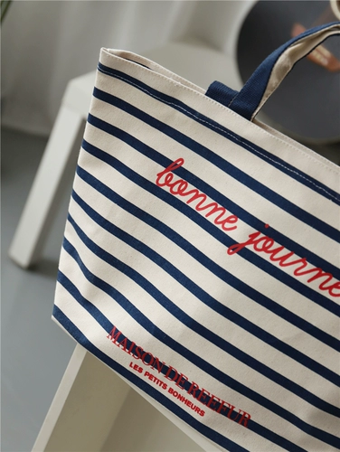 Японский ретро вместительный и большой хлопковый водонепроницаемый шоппер, сумка на одно плечо