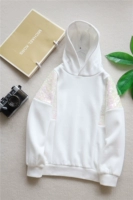 Белые блестки для ногтей