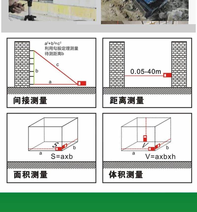 Дальномер 博世（bosch）70米手持激光测距仪glm7000红外线电子尺量房高精度 Good test