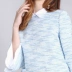 PASSION 钡 thời trang đi lại cổ áo POLO 2019 mới thời trang túi khâu tweed H-dress - Sản phẩm HOT