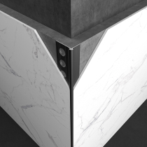 With Yongzheng side strip wall cloth closed wrapping edge 2MM2 Centiwall Plastic Yang Corner Tile Sealing Strip strip Aluminum alloy metal strip