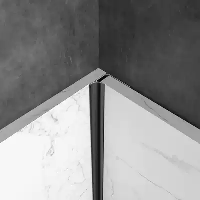 Zhiyong floor pressure strip closed yin angle decoration line Ceramic tile floor tile edging edge sealing strip Stainless steel aluminum alloy strip