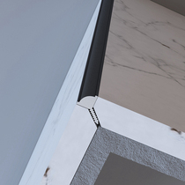 Zhiyong ceramic tile sun corner floor strip edge strip edge strip closing pressure strip aluminum metal strip black edge strip