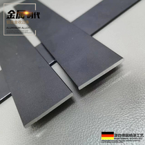 Curved floor planks shaped edge skirting bendable wall stickers edge metal strips baseboards black