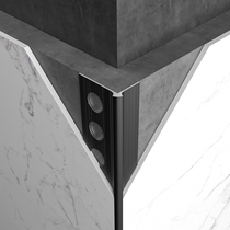 Suspended ceiling closing sun corner metal strip putty trimming strip edge strip decorative strip edge closing strip black