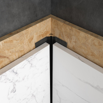 Suspended ceiling closing black edge strip positive corner metal strip putty trimming strip edge sealing strip decorative strip edge wrapping