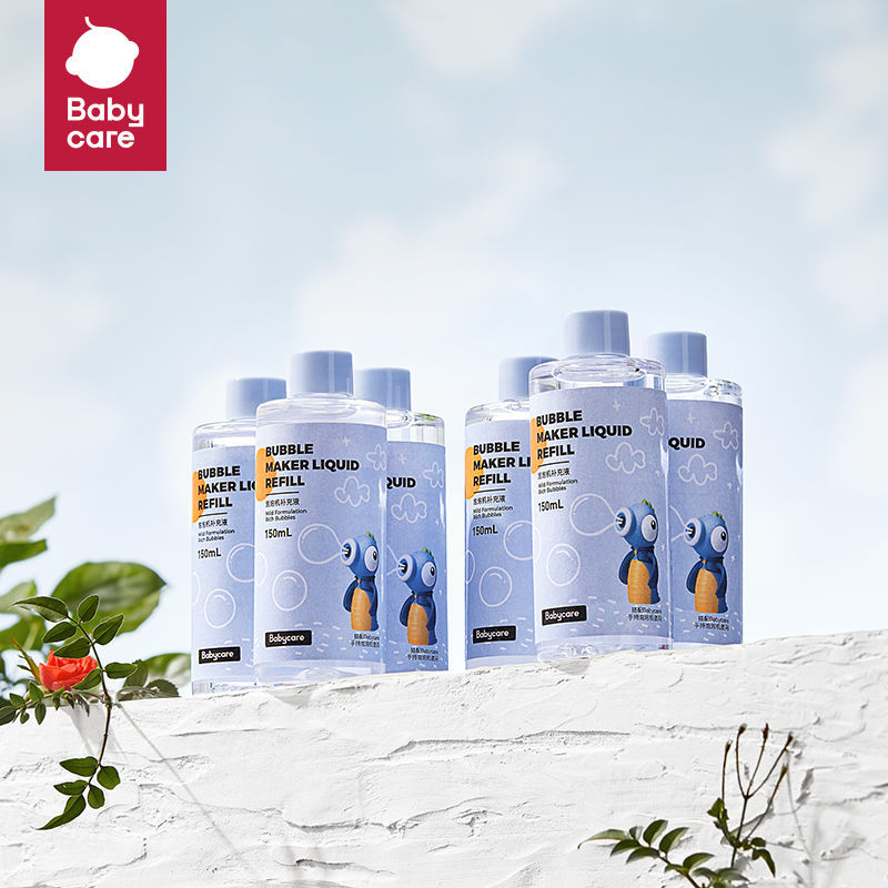 Spot Babycare Bubble Machine Refill Liquid 6 Bottles 3 Bottles Natural Coconut Formula Safe and Non-Toxic Original Spot Babycare Bubble Machine Refill Liquid 6 Bottles 3 Bottles Natural Coconut Formula Safe and Non-Toxic Original