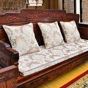 đồ gỗ Redwood mật độ cao sofa bọt đệm Four Seasons chung kiểu Trung Quốc và gỗ cứng đệm dày bộ bìa - Ghế đệm / đệm Sofa