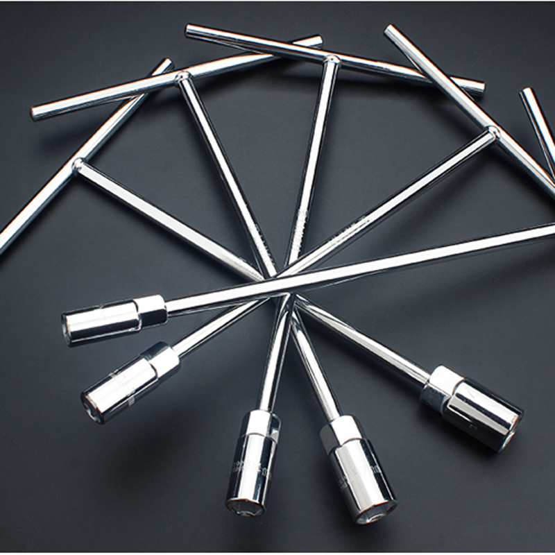 T-socket wrench 8-19mm T-wrench T-bar hex socket hex wrench removal tire wrench
