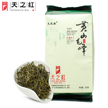 天之红黄山毛峰2019春新茶明前高山原产地散装绿茶口粮茶叶100g*1