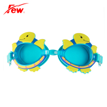 Floating (new) HD swimming goggles waterproof anti-fog children cartoon water-free soft and comfortable adjustable three-color 703