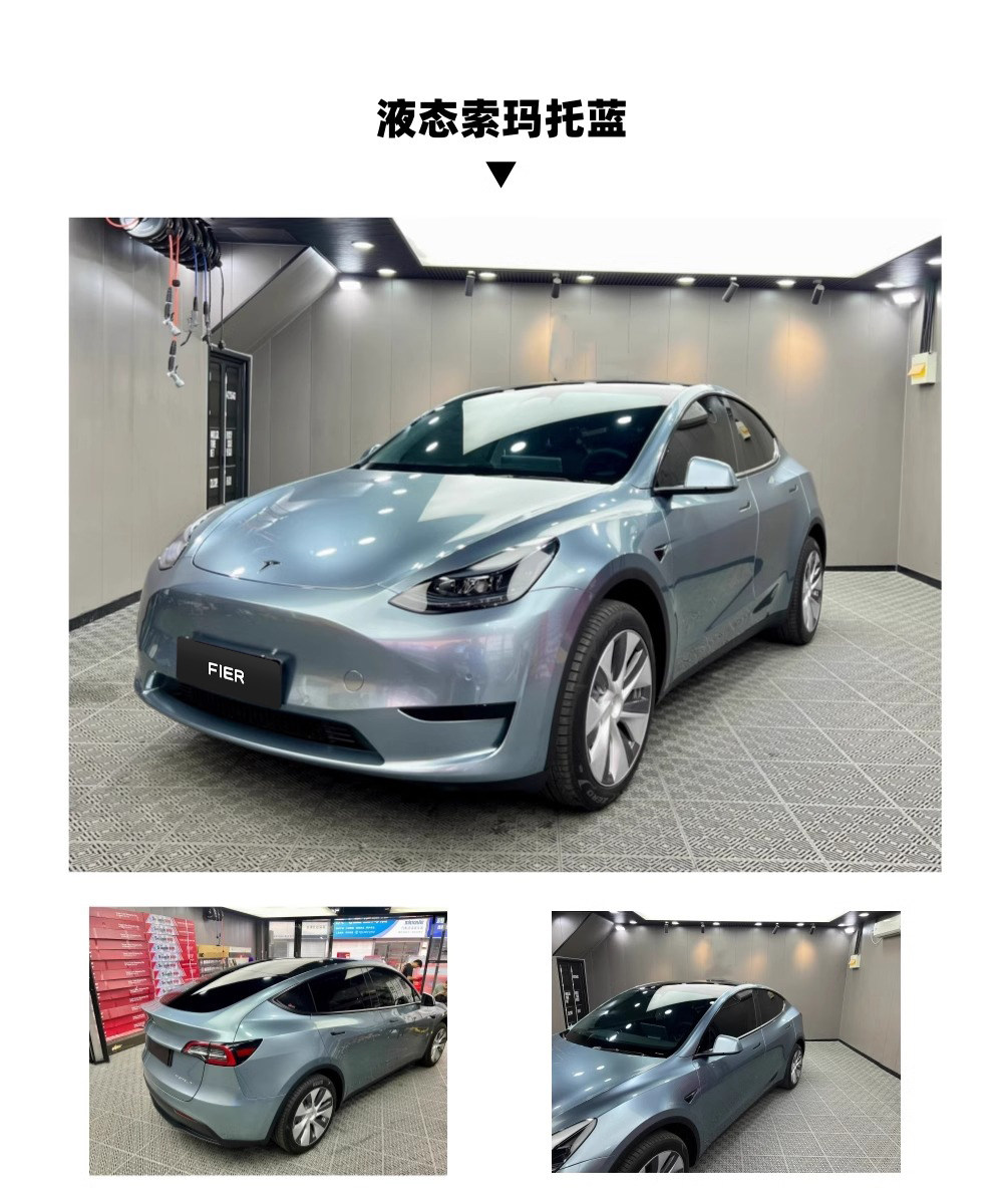 Factory wholesale whole roll of casting-grade silver film for car body vinyl wrap, car color change film PET
