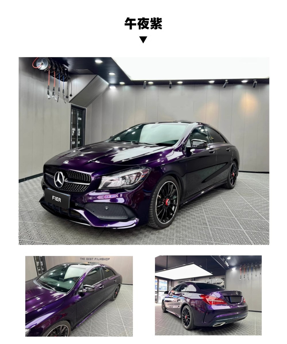 Factory wholesale whole roll of casting-grade silver film for car body vinyl wrap, car color change film PET