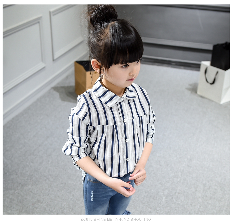Chemise fille à manche longue - Ref 2084415 Image 13