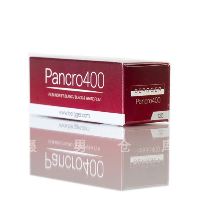 Original French BERGGER Lily Pancro400 black and white 120 film negative film 21 years