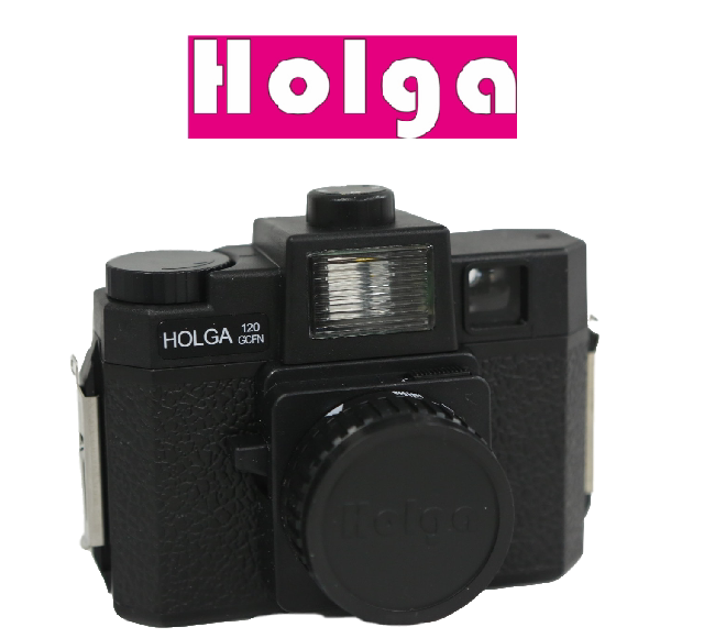 Holga Retro Light-Leak 120 Film Non-Disposable Camera 135 (Converter) Interchangeable Film 120Gcfn