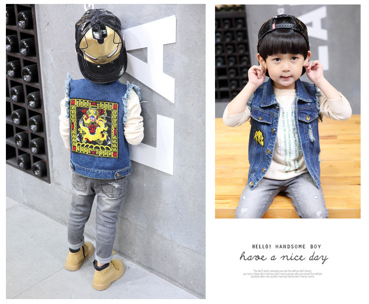 Gilet enfant en toile - Ref 2068781 Image 13