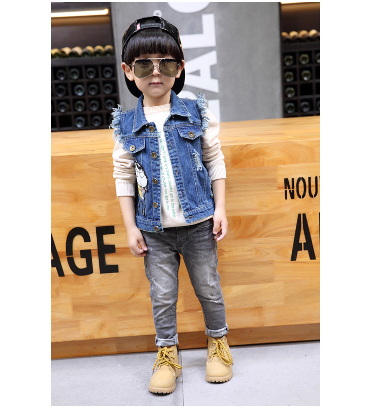 Gilet enfant en toile - Ref 2068781 Image 19