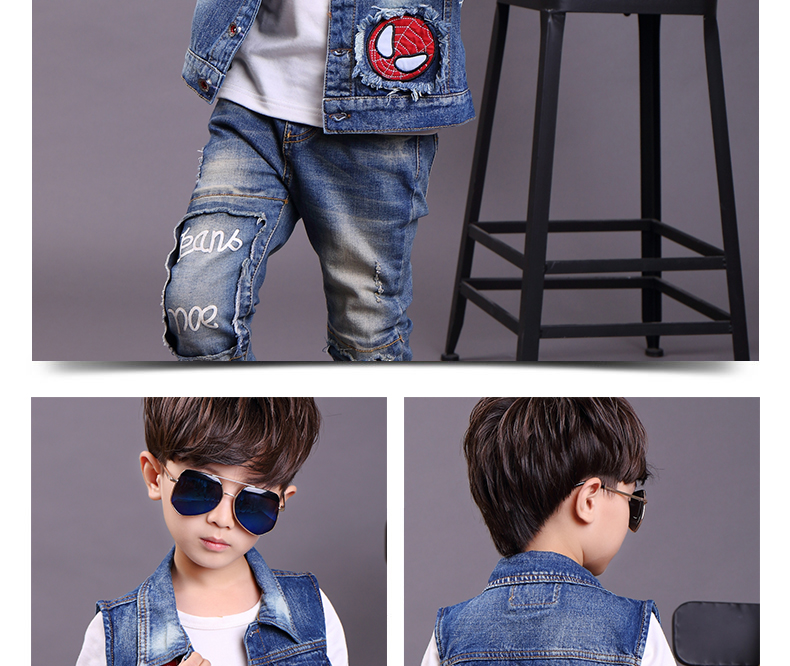 Gilet garcon en toile - Ref 2067981 Image 7