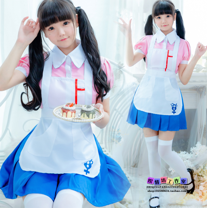 2021 New Pink Lolli Maid Dress Lolita Nurse Maid Clothing Inclined Jack Bag Maid Service
