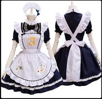 New Japanese anime cos clothing Alice in Wonderland series playing cards maid clothing cosplay clothing