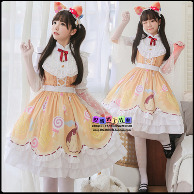 taobao agent Mechanical cute set, clothing, cosplay, Lolita style