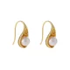 Mermaid Ji Clearance Hot Product 50% 할인 중공 도금 18K 골드 이어링 틈새 여성을위한 고급 귀걸이