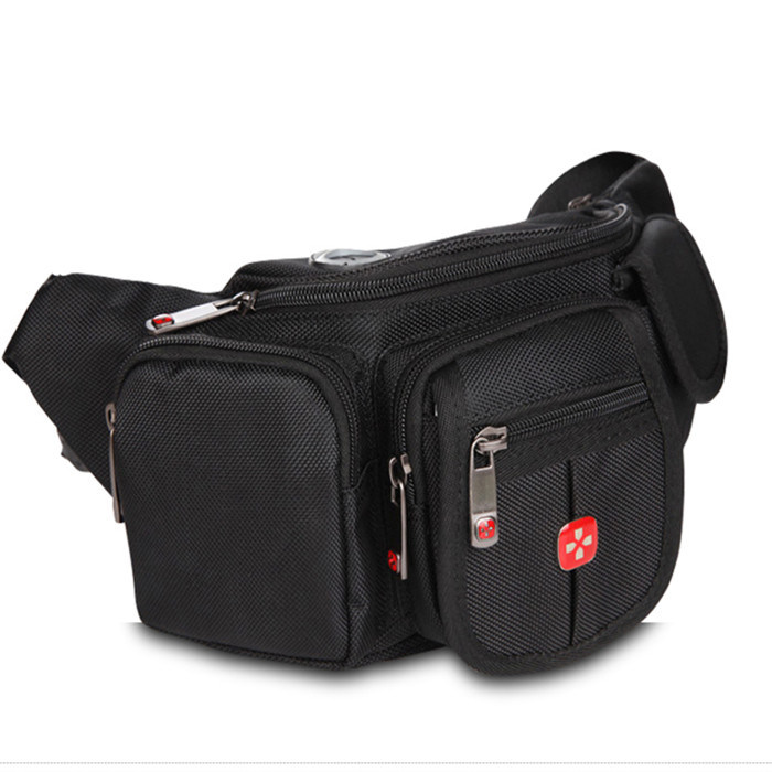 Swiss Army Knife Waist Bag Men's Multifunctional Outdoor Bag Sports Leisure Bag Oxford Cloth Travel Waist Bag Cycling Chest Bag