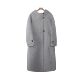 Wang Fugui customized hooded pocket silhouette long coat 10.29