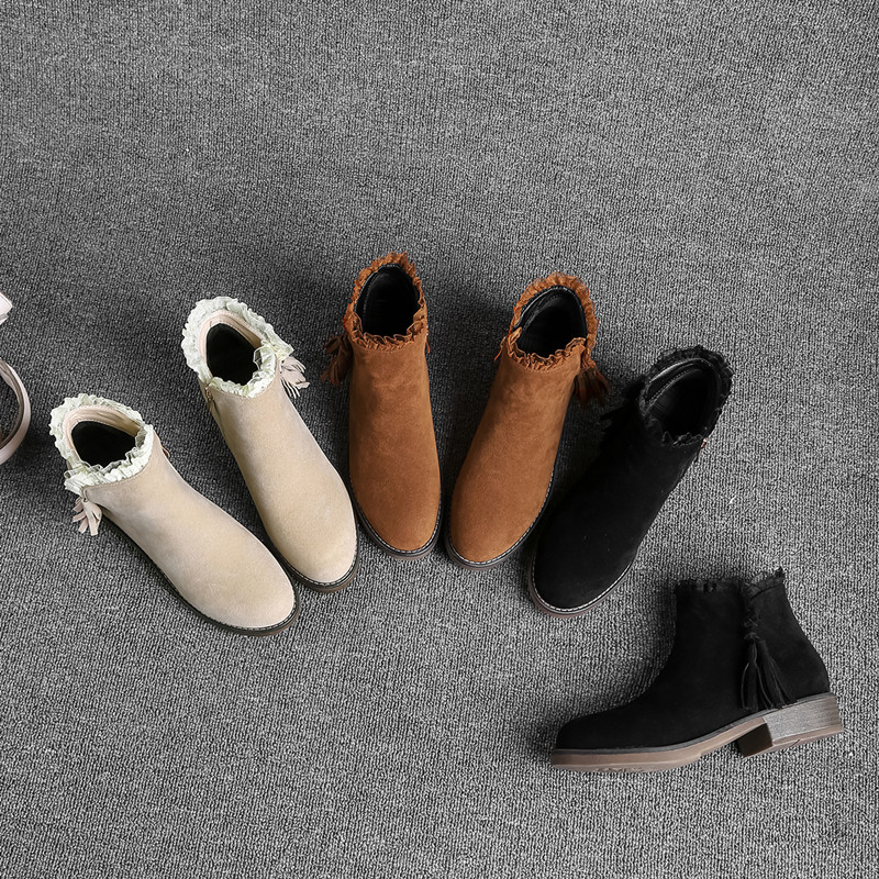 Bottes mi-saison femme - Ref 3251550 Image 4