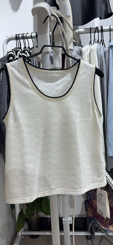 Ru Chun New Spring Women's Round Neck Sleeveless Casual Pullover Knit Sweater 6a13s63397 Vest