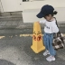 Nickname Tongcang 2018 mùa thu mới màu chữ trẻ em Áo phông trẻ em phiên bản Hàn Quốc in áo gió tay dài đồ cho bé gái Áo thun