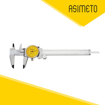 Asimeto German Andu with gauge caliper P303-06-2 index value 0 02mm with meter caliper 0-150mm