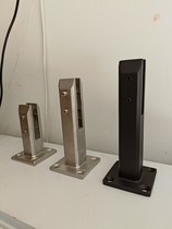 304 stainless steel custom thickened 230 high 260 high stair platform floor clip glass hole-free balcony railing clip