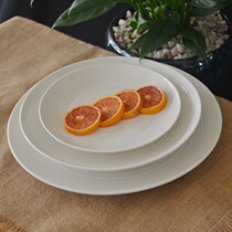 Export to the UK original single tail new bone porcelain 11 inch household dish pizza plate Salad Bowl bowl big soup basin