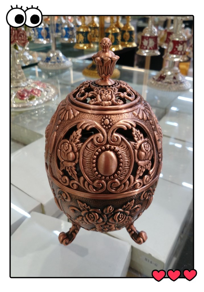 Russian tin incense burner home European metal incense burner ethnic characteristics retro incense burner craft gift decoration aromatherapy burner