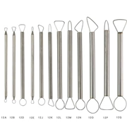 Công cụ hàng loạt đất sét dao cạo dầu đất sét gốm mềm đất sét thép không gỉ đất sét điêu khắc đất sét nhựa dụng cụ cạo - Công cụ tạo mô hình / vật tư tiêu hao