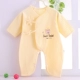 Quần áo trẻ em bằng vải cotton ôm ngực một phần vào mùa hè và mùa xuân Phong cách sơ sinh jacquard đáy quần đóng áo trẻ em - Áo liền quần