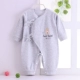 Quần áo trẻ em bằng vải cotton ôm ngực một phần vào mùa hè và mùa xuân Phong cách sơ sinh jacquard đáy quần đóng áo trẻ em - Áo liền quần