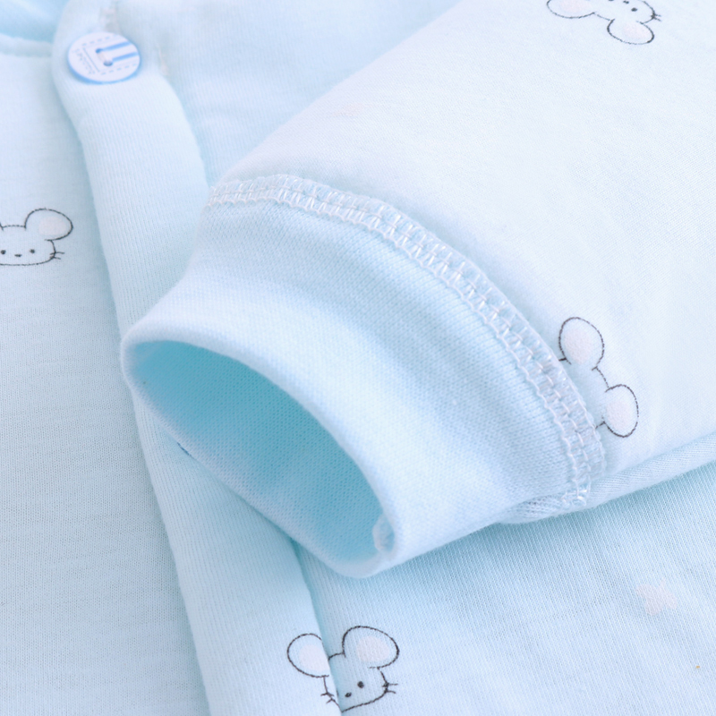 Quần áo sơ sinh nhà sư phù hợp với quần áo cotton và cotton mùa thu và mùa đông cho bé sơ sinh quần lót trẻ sơ sinh 0-1 quần áo bộ đồ liền thân hình thú trẻ em