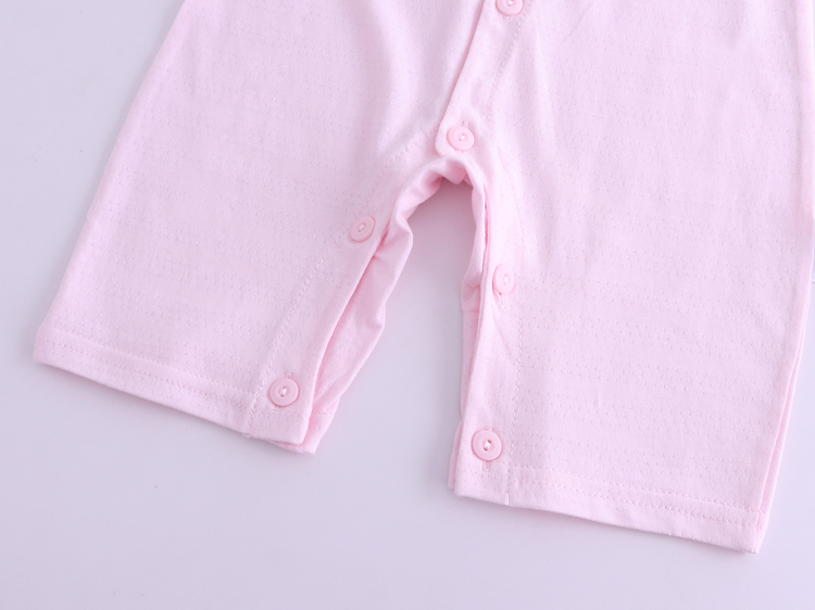 Mùa hè mùa xuân bé ngắn tay 裆 衣 quần áo bé bông jumpsuit sơ sinh leo núi quần áo quần áo trẻ sơ sinh cao cấp