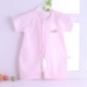 Babyiesies ngắn tay cotton phim hoạt hình romper đồ ngủ nam và nữ bé mùa hè váy mỏng phần quần áo sơ sinh