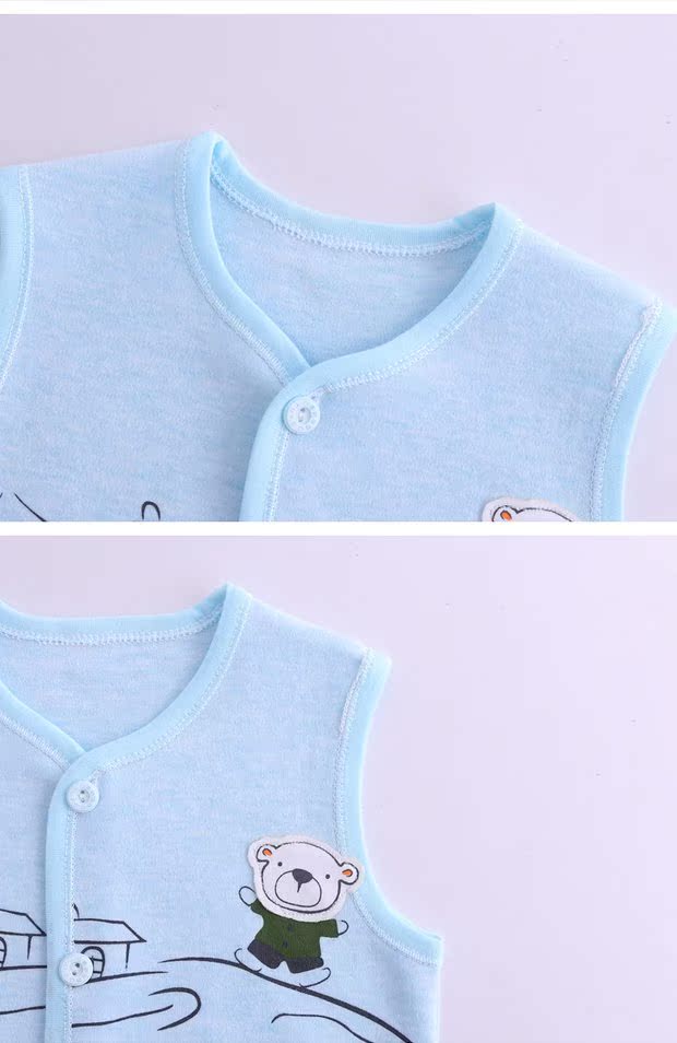 Áo vest cho bé mùa thu và mùa đông ấm áp cashmere áo khoác em bé ấm áp