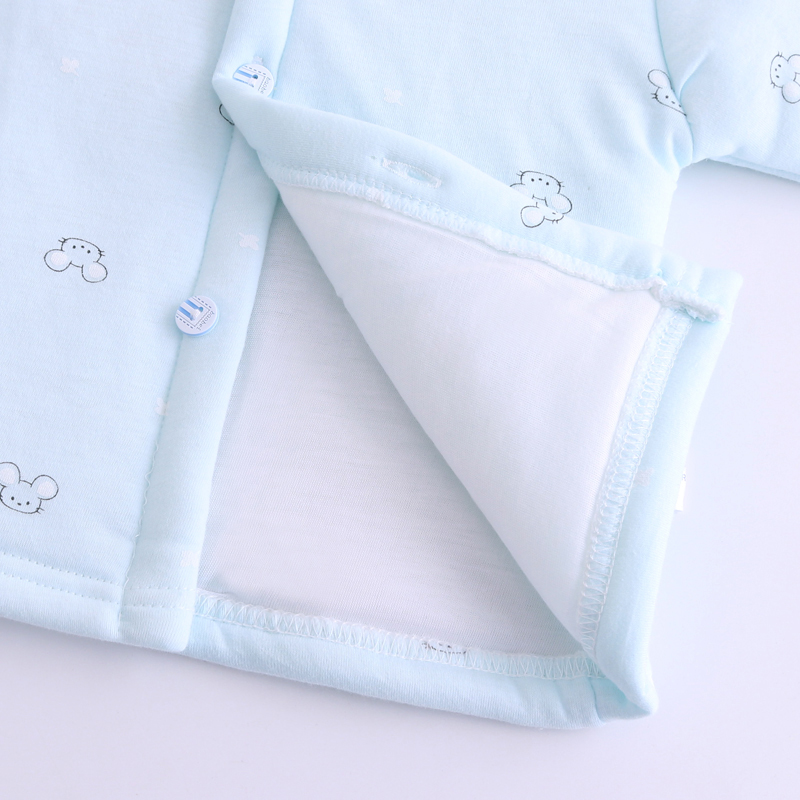 Quần áo sơ sinh nhà sư phù hợp với quần áo cotton và cotton mùa thu và mùa đông cho bé sơ sinh quần lót trẻ sơ sinh 0-1 quần áo bộ đồ liền thân hình thú trẻ em