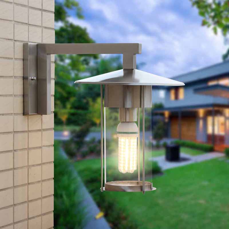 Simple modern creative LED outdoor wall lamp waterproof garden lamp personality outdoor balcony door landscape exterior wall lamp