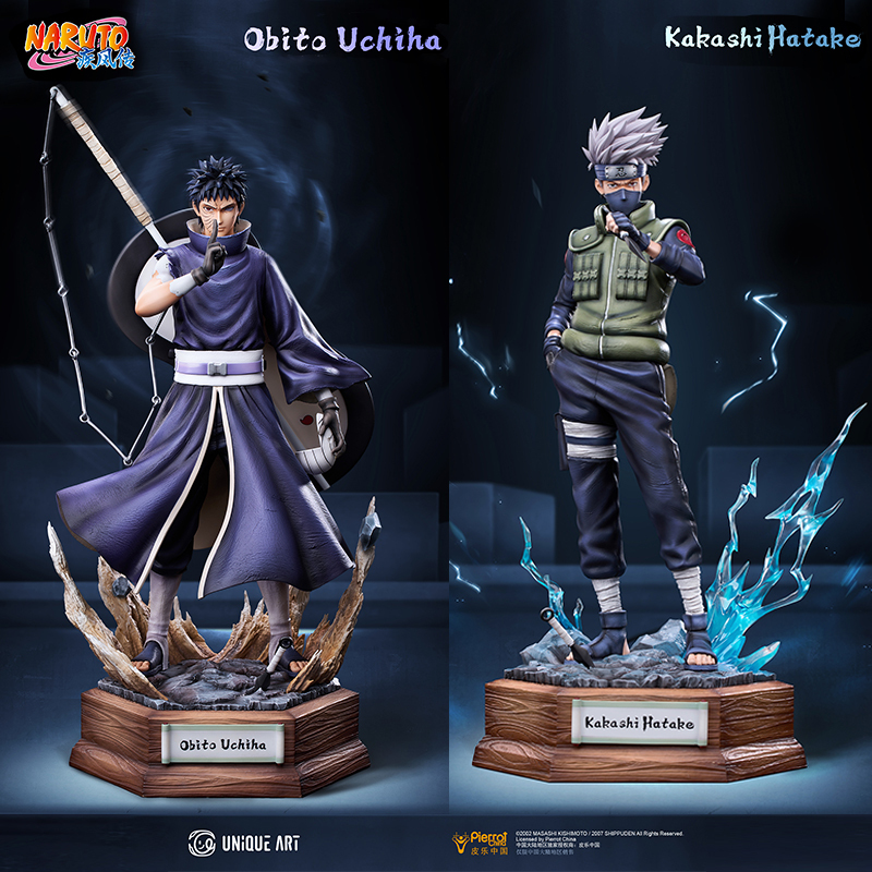 [in Stock] Ua Naruto Kakashi Uchiha Obito Officially Licensed Figure Trendy Toy