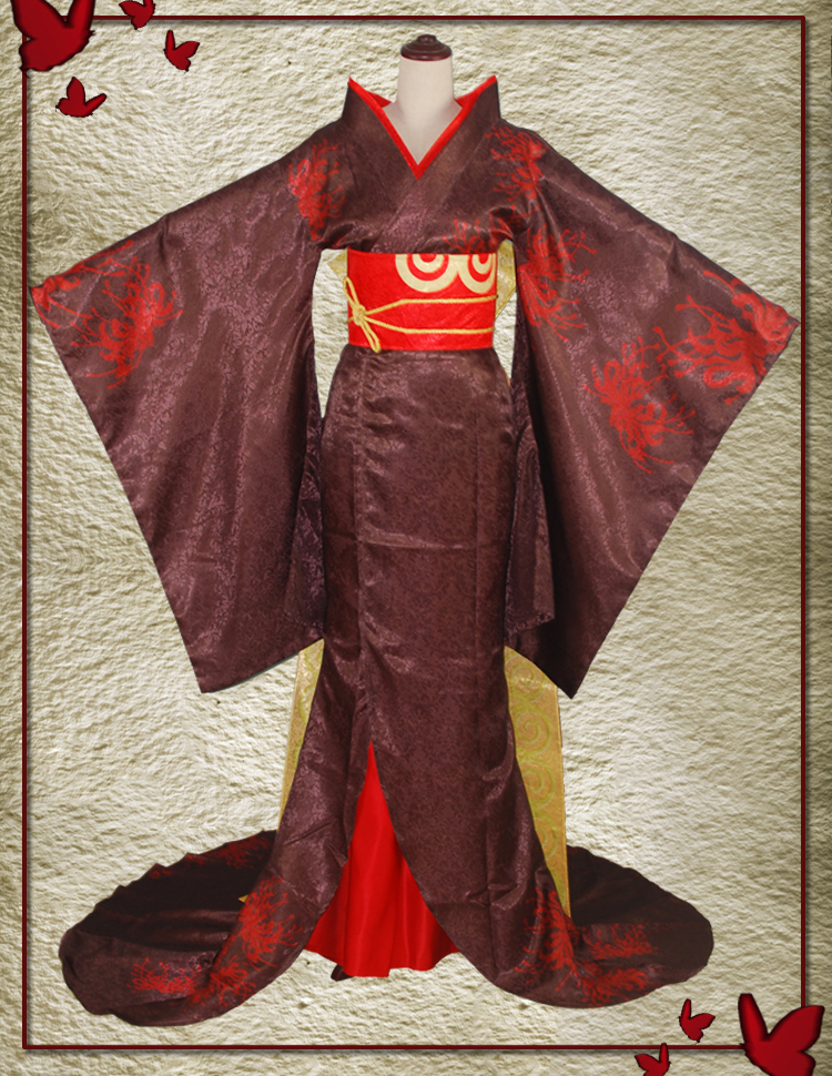 [喵 喵 社] Cá tính thứ năm cos đỏ bướm kimono thời trang ban đầu quần áo Cosplay nữ anime c cosplay violet evergarden