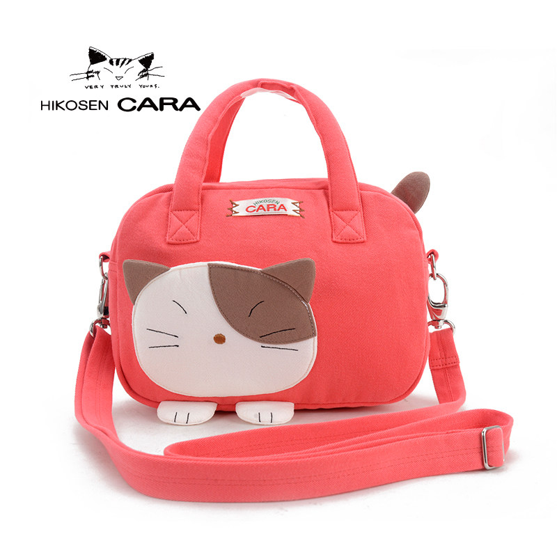 Japanese carras new doll mobile phone bag original women's bag hand carry messenger bag cute mini dual-purpose small bag