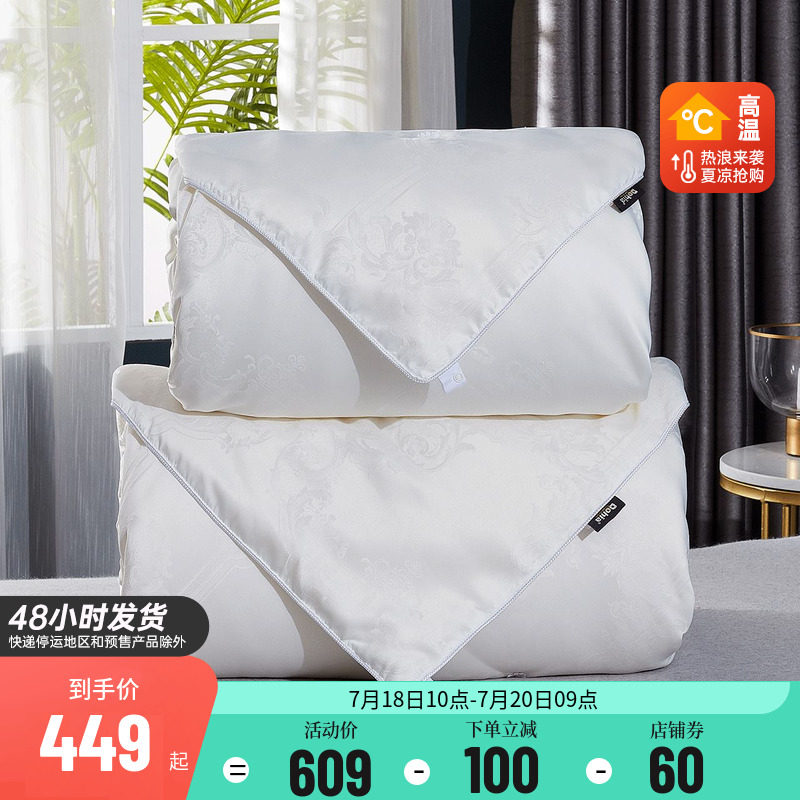 Multi-love silk quilt two-in-one mother and mother quilted by warm quilt in spring and autumn quilted quilt by silk quilt